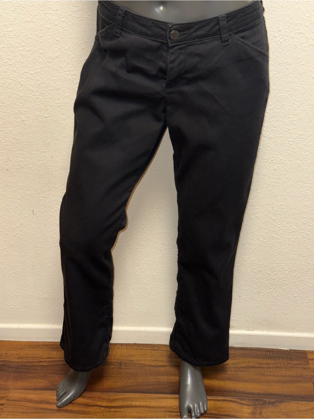 Dickies women Black Straight Chinos relaxed